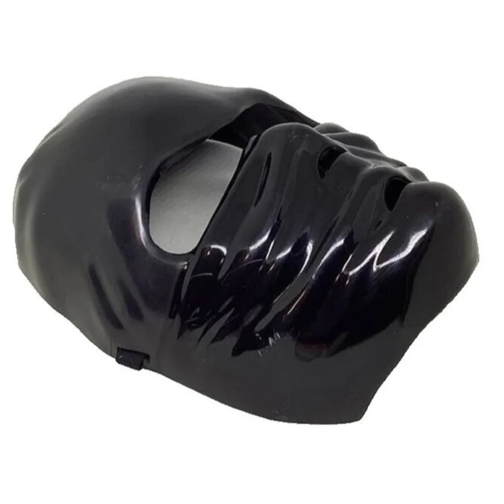 Halloween Costume Ninja Black Face Mask Rubie Hard Plastic Teen Adult